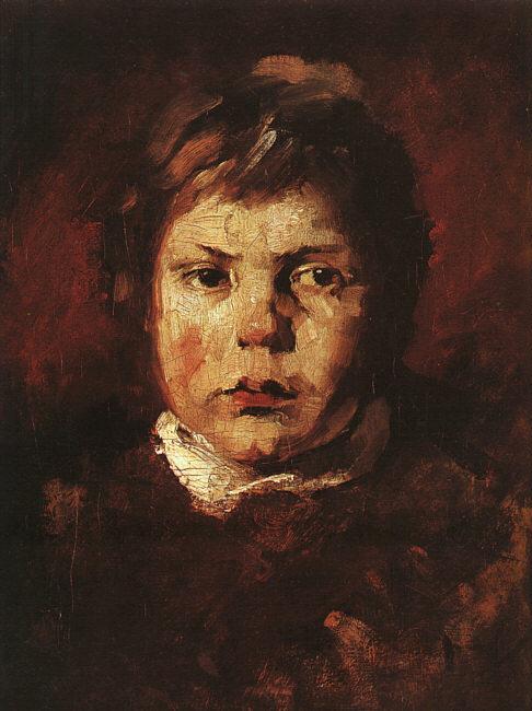 Frank Duveneck A Child's Portrait